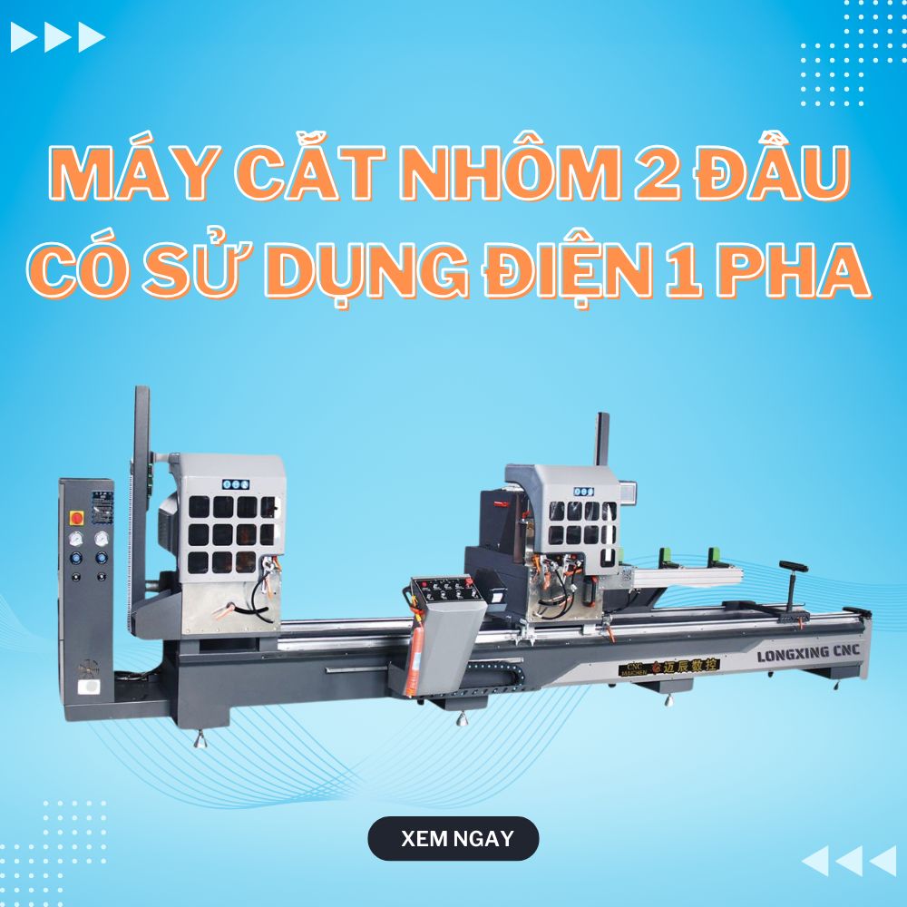 Máy cắt nhôm 2 đầu có sử dụng điện 1 pha (1)