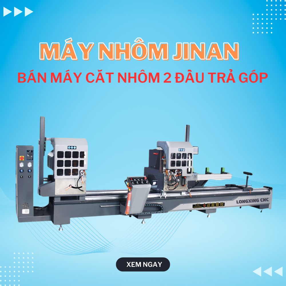 bán máy cắt nhôm 2 đầu trả góp